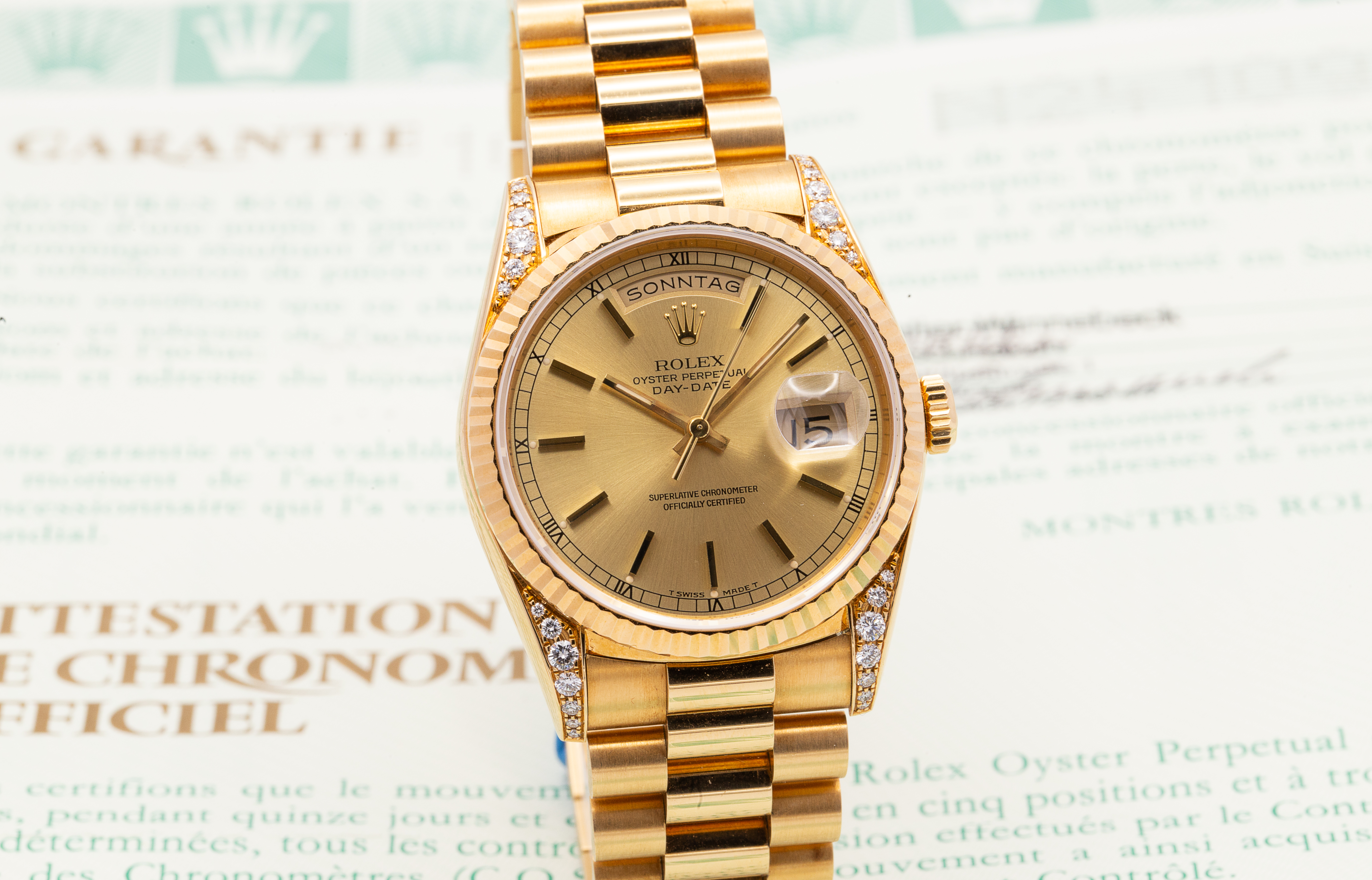 Luxury watch detail
