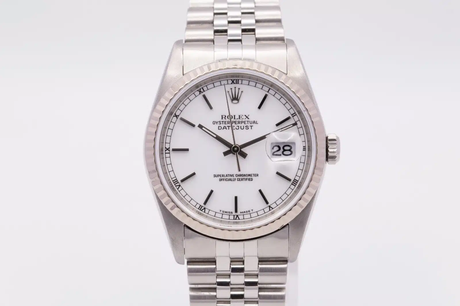 Rolex Datejust 36 White Dial